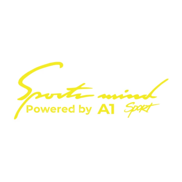 Sports Mind Audi A1 Sports Sticker 17x17 Cm Sarı