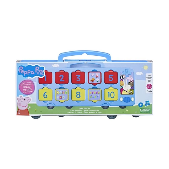 Nessiworld F6411 Peppa Pig ile Öğreniyorum - Okul Otobüsü +3 yaş - Resim 3