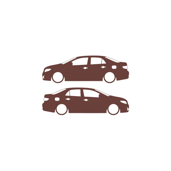 Basık Corolla Sticker 17x17 Cm Kahverengi ürün görseli