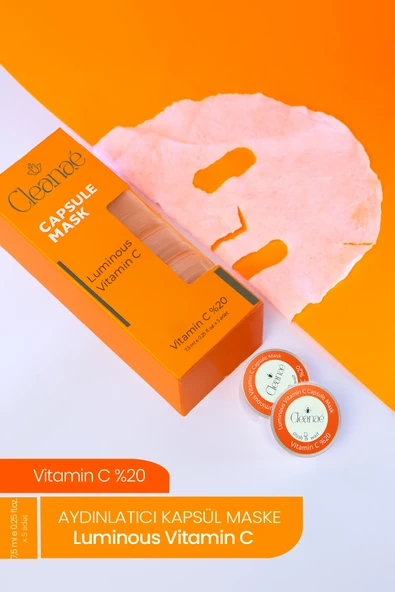 Cleanae Luminous Vitamin C Kapsül Maske