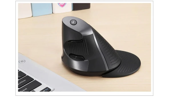 TechTic Kablosuz Dikey Mouse Sessiz 6 Tuşlu 800/1200/1600 DPI Bilek Destekli Ergonomik-Delux M618gx - 7