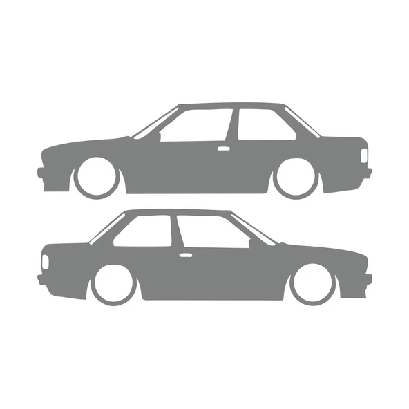 Basık Bmw E30 Sticker 17x17 Cm Gri ürün görseli