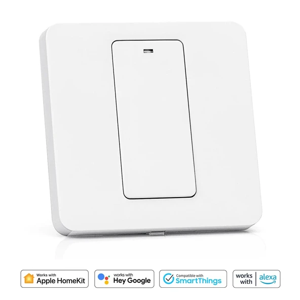Meross Akıllı Tuşlu Tek Yön Anahtarı MSS510X (Apple Home Destekli)