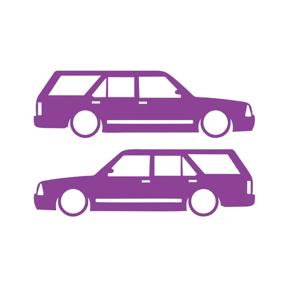 Basık Kartal Sticker 17x17 Cm Mor ürün görseli