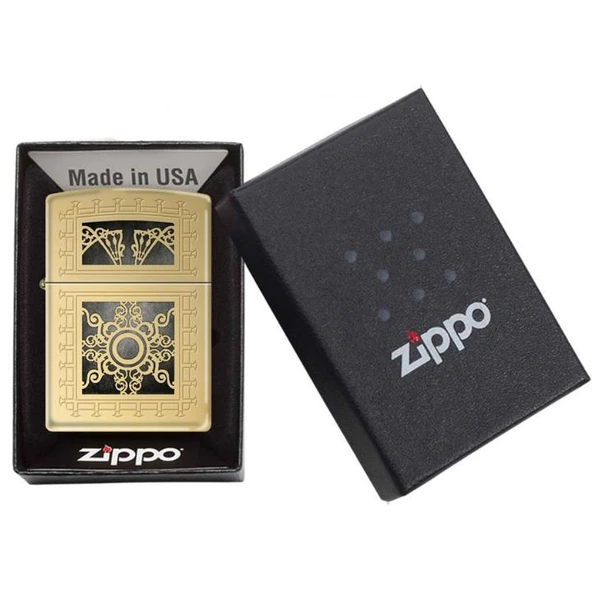 Zippo 169-068918 Black Imperial Filigree Çakmak - 2