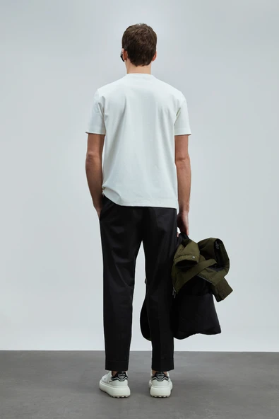 Lufian 111020235 Marcus Modern Grafik Tişort Erkek T-Shirt - Resim 7