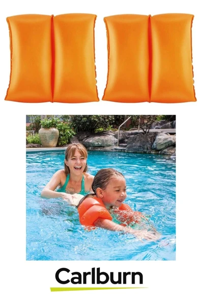 Özel Üretim Başlangıç Seviye Çift Boğumlu 3-6 Yaş Çocuk Deniz Havuz Yüzme Öğrenme Şişme Kolluğu - 2