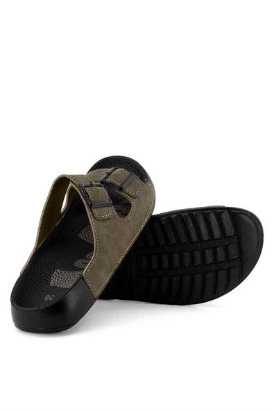 LEE COOPER Orthopedix 2013 Çift Bantlı Suya Dayanıklı Tokalı Unisex Terlik - 7
