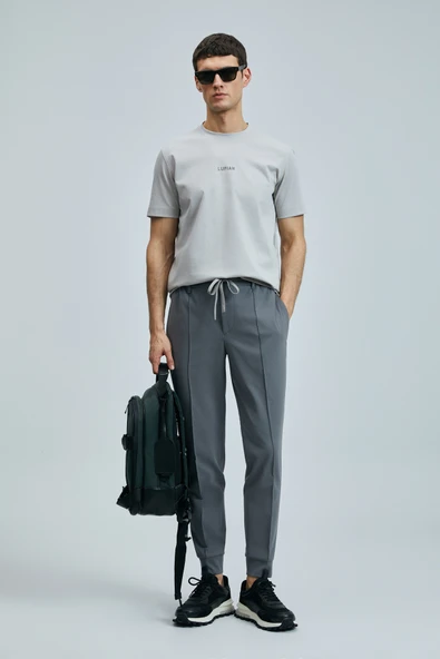 Lufian 111020235 Marcus Modern Grafik Tişort Erkek T-Shirt - Resim 9