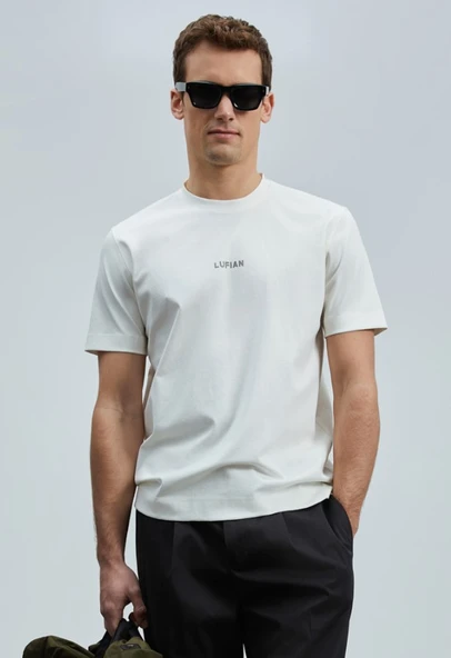 Lufian 111020235 Marcus Modern Grafik Tişort Erkek T-Shirt ürün görseli