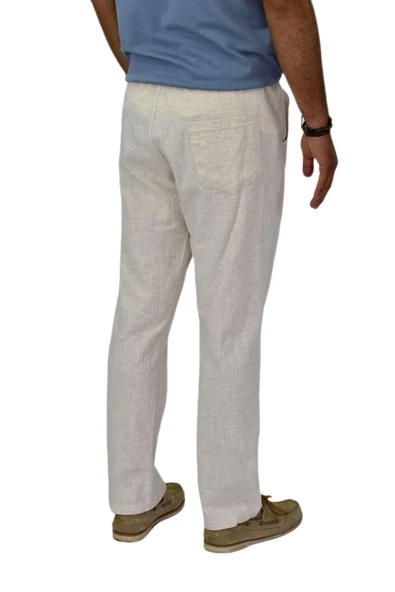 Erkek Pamuklu Yazlık Lastikli Pantolon 1928 BGL-ST04596 - Resim 12