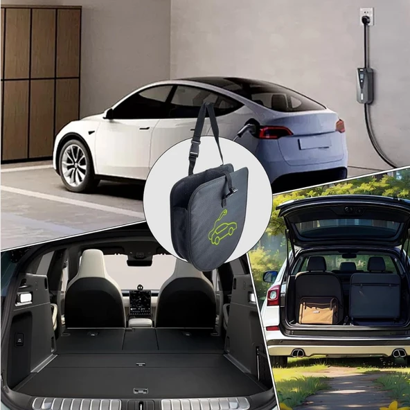 Glanz Elektrikli Araç Şarj Kablosu Taşıma Çantası - 7