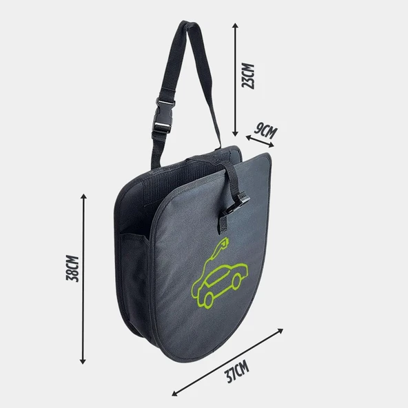 Glanz Elektrikli Araç Şarj Kablosu Taşıma Çantası - 6