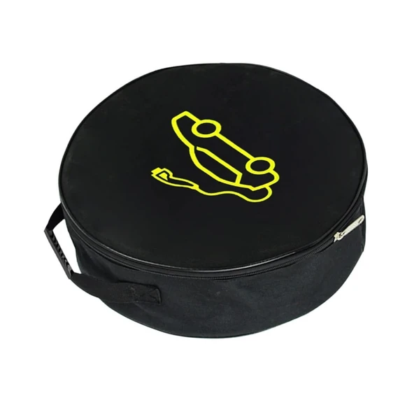 Glanz Elektrikli Araç Şarj Kablosu Taşıma Çantası Yuvarlak - 2