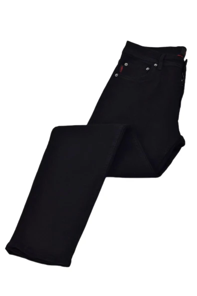 Erkek Regular Fitt Siyah Jeans Pantolon  320 BGL-ST04608 - Resim 7