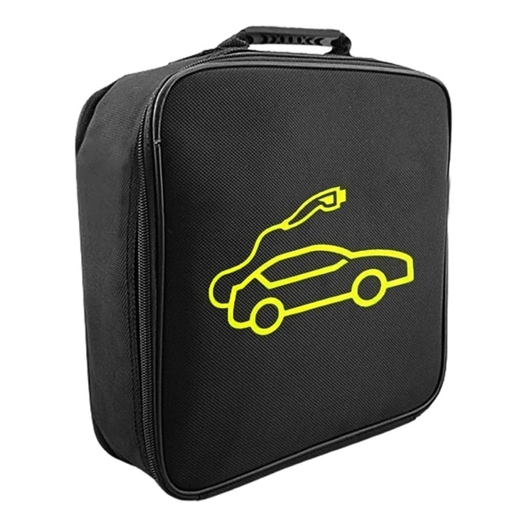 Glanz Elektrikli Araç Şarj Kablosu Taşıma Çantası Kare - 2