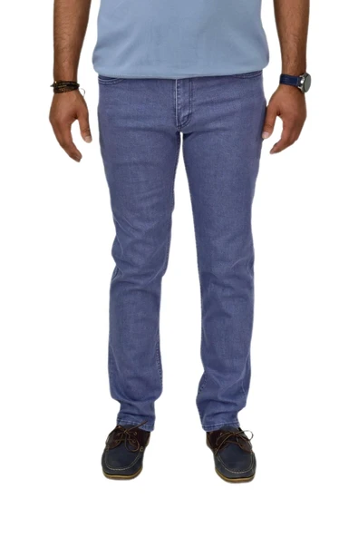 Erkek Regular Fitt Jeans Pantolon 320 BGL-ST04607 - Resim 4