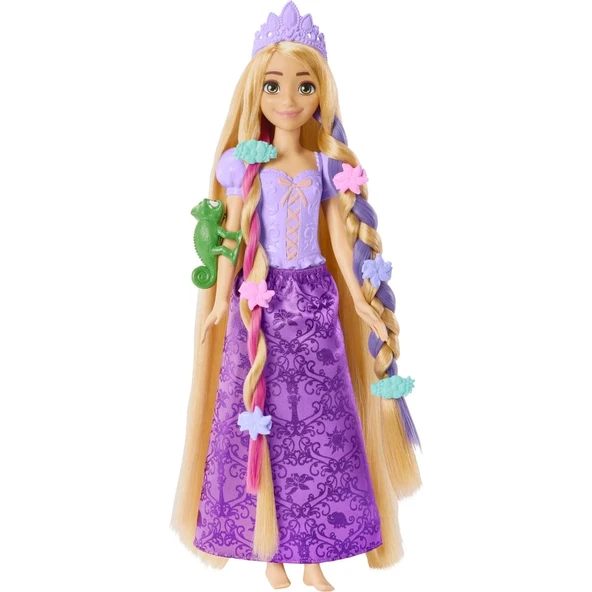 Disney Princess Disney Prenses Renk Değiştiren Sihirli Saçlı Rapunzel-HLW18 - Resim 4