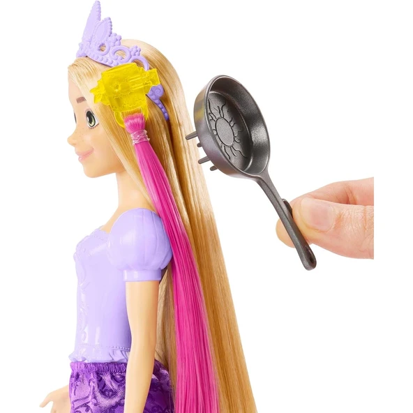 Disney Princess Disney Prenses Renk Değiştiren Sihirli Saçlı Rapunzel-HLW18 - Resim 3
