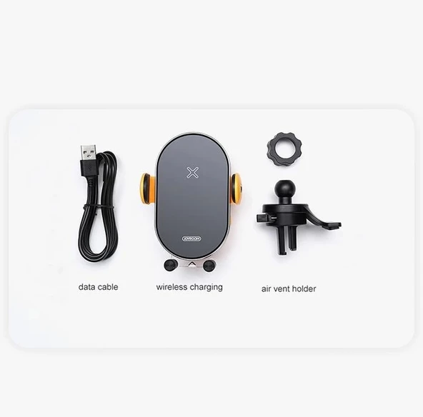 Joyroom JR-ZS200 Kablosuz Hızlı Şarj Araç Havalandırma Telefon Tutucu - Resim 2