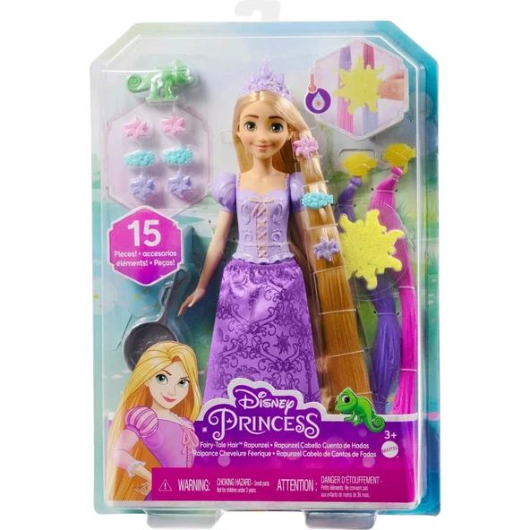 Disney Princess Disney Prenses Renk Değiştiren Sihirli Saçlı Rapunzel-HLW18 - Resim 5