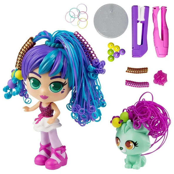 Silverlit Curli Girls Bebek ve Hayvan 2'li Set - Rosli ve Koda ürün görseli