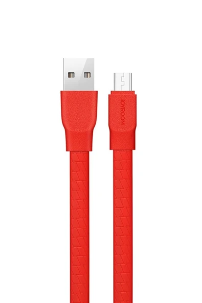 Joyroom S-L127 Titan Serisi TPE Mikro Şarj ve Data Kablosu 1.2m Kırmızı - 1