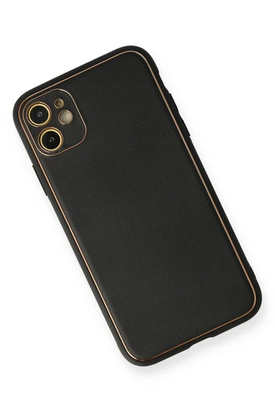 İphone 14 Coco Deri Görünümlü Kapak-Kılıf - Resim 4