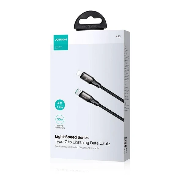 Joyroom 30W Type-C - Lighting Metal Data Ve Şarj Kablosu 1.2 Metre - 3