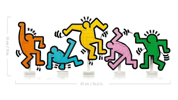 LEGO Art 31216 Keith Haring - Dancing Figures - 4