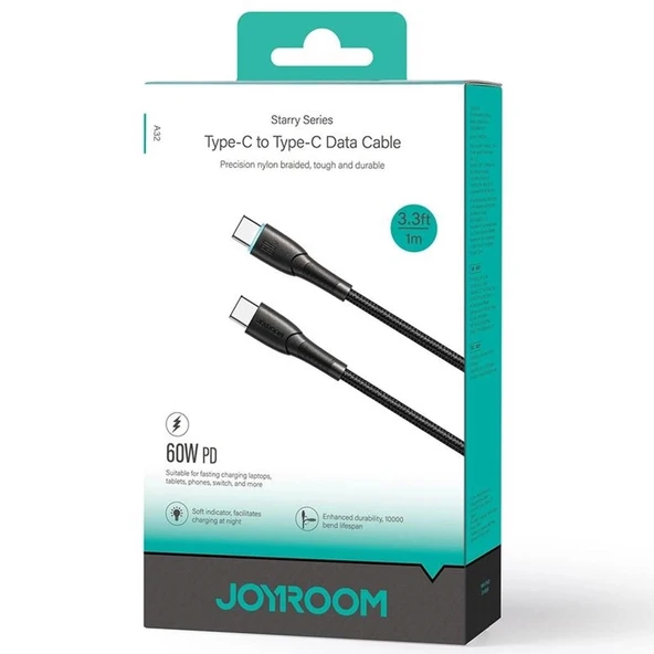 Joyroom SA32-CC3 Starry Series 60w Type-C Hızlı Şarj Kablosu - 4