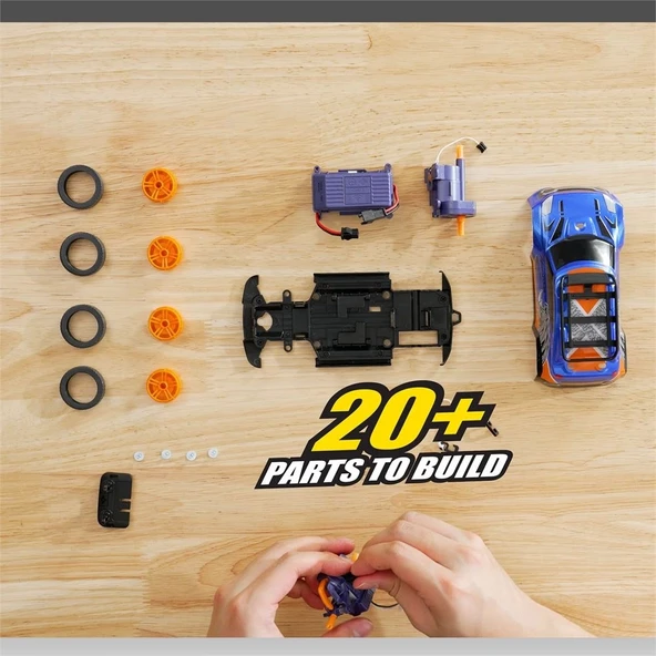 Silverlit Exost Build 2 Drive Kumandalı Yarış Aracı Kiti Mavi - 4