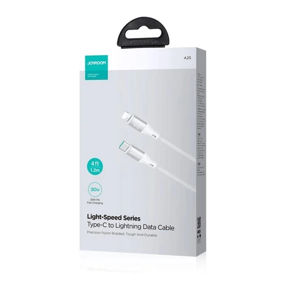 Joyroom 30W Type-C - Lighting Metal Data Ve Şarj Kablosu 1.2 Metre - 4