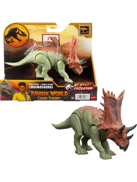 Jurassic World Chasmosaurus HLN63-HTK67 - Resim 4