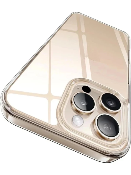 İphone 16 Pro Kılıf Süper Şeffaf Silikon Kapak - Resim 3