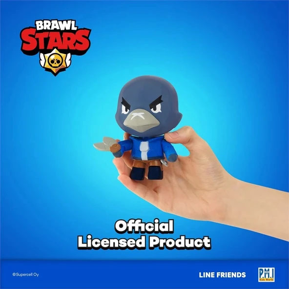 Brawl Stars Tekli Aksiyon Figürü - Crow - Resim 3
