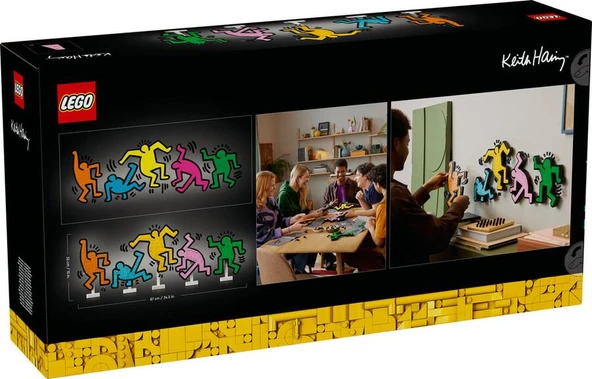 LEGO Art 31216 Keith Haring - Dancing Figures - 2