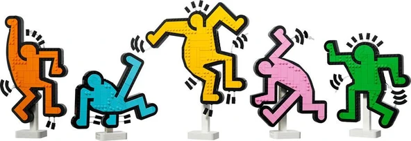 LEGO Art 31216 Keith Haring - Dancing Figures - 3