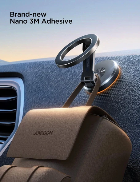 Joyroom Zs403 Magnetik MagSafe Uyumlu Katlanabilir Araç İçi Telefon Tutucu - 5