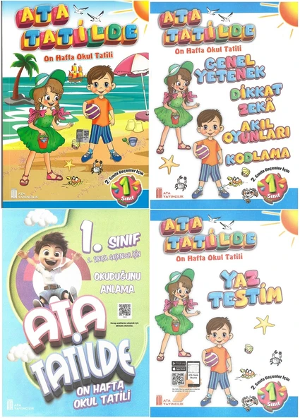 1.Sınıftan 2.Sınıfa Geçenler İçin Ata Tatilde Seti +Kodlama+Resfebe - Resim 2