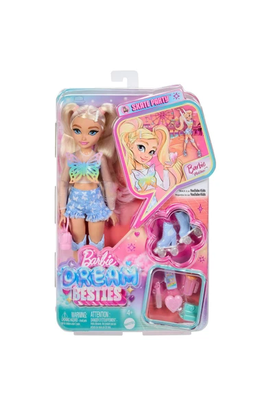 BARBiE DREAM BESTIES PATEN PARTİSİ MALIBU BEBEK VE AKSESUARLARI JFX96 JFX95 - 6