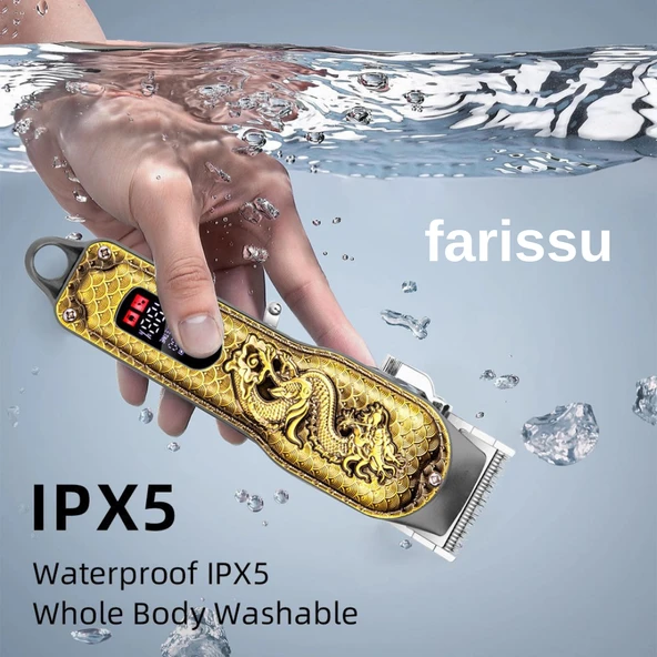 GOLD TECH 105 Profesyonel Saç Kesme Makinesi – Güçlü Motor, Şık Tasarım, Uzun Süreli Performans - 2