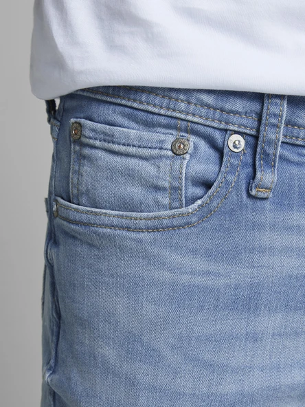 JACK JONES Clark Model Erkek Rahat Kesim Kot Pantolon 12173962 - 3