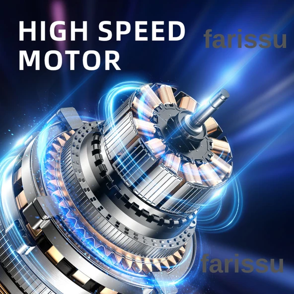 GOLD TECH 105 Profesyonel Saç Kesme Makinesi – Güçlü Motor, Şık Tasarım, Uzun Süreli Performans - 6