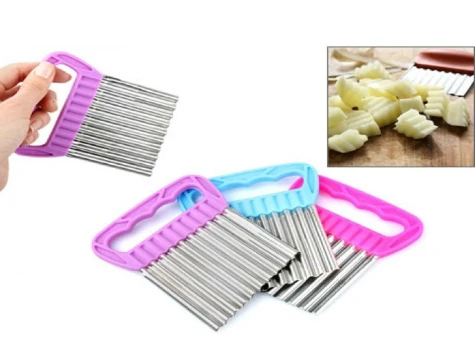 Chips Chopper Şekilli Sebze ve Meyve Dilimleyici - 2