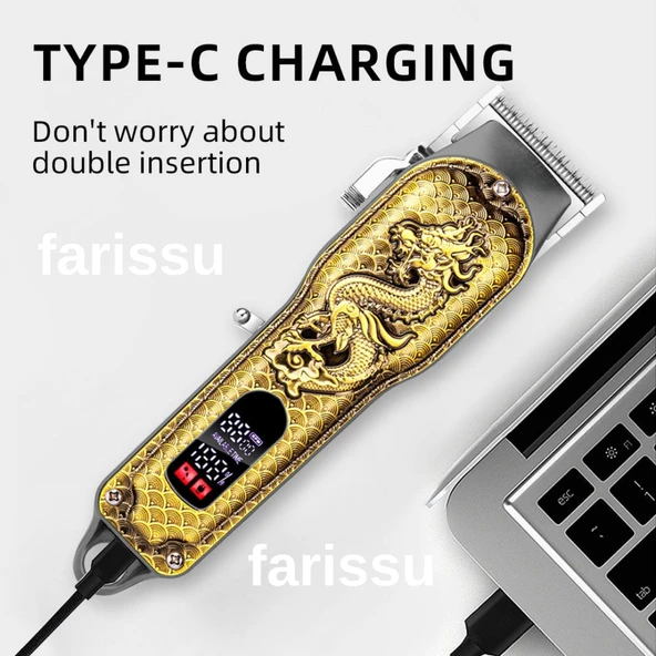 GOLD TECH 105 Profesyonel Saç Kesme Makinesi – Güçlü Motor, Şık Tasarım, Uzun Süreli Performans - 3