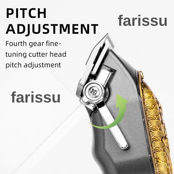 GOLD TECH 105 Profesyonel Saç Kesme Makinesi – Güçlü Motor, Şık Tasarım, Uzun Süreli Performans - 5