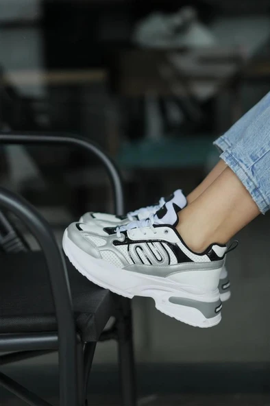 Papuçcity Slzr 03290 Kadın Yüksek Taban Günlük Spor Ayakkabı - 3