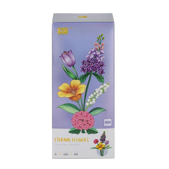 LZ4604 LOZ Çiçek Blok Seti 608 Parça -Vagon life - 2