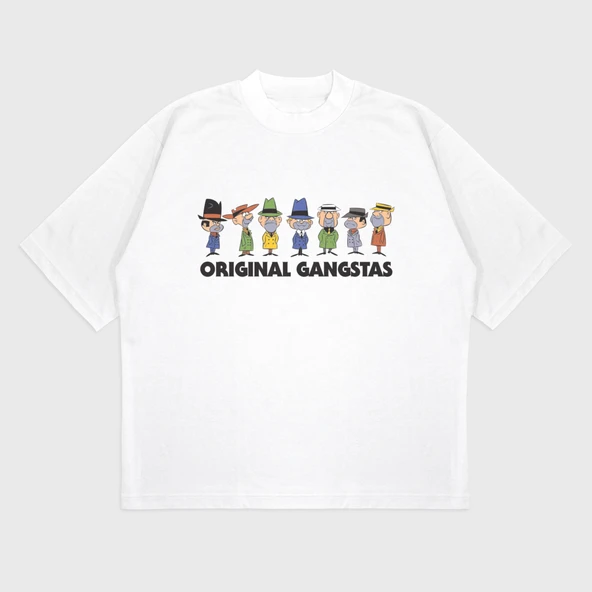 Oversize 'the ant hill mob' Baskılı T-Shırt - Resim 3